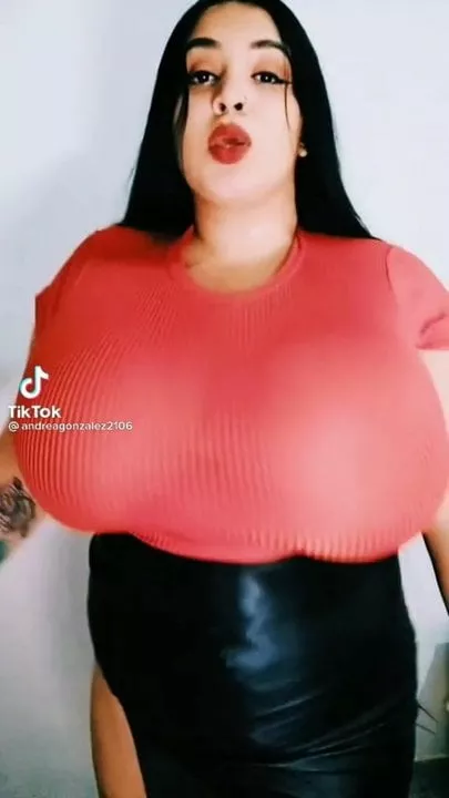 Big tits on tik tok